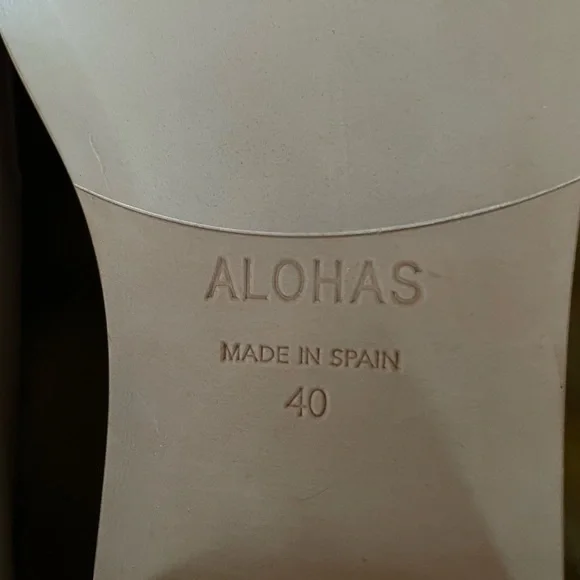 Alohas Kaizen Leather Loafers Size 40 - Picture 5 of 14